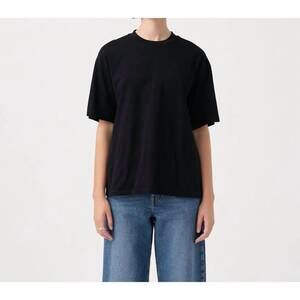 NEW OUTLAND DENIM oversized tee in black